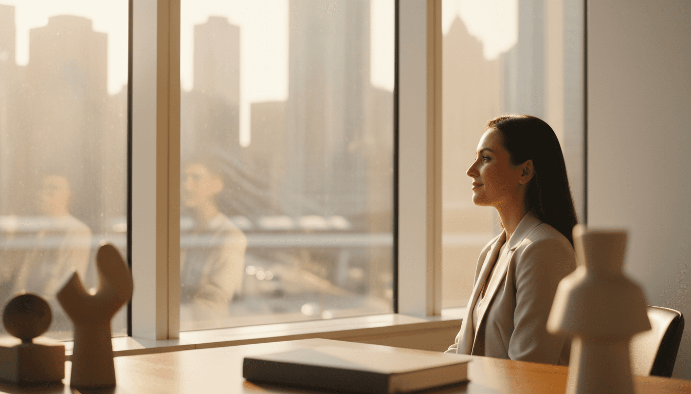 Business owner looking toward growth and future opportunities